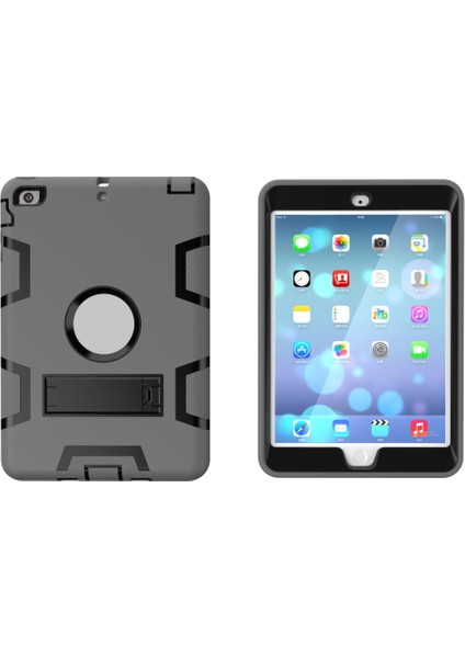 For iPad Mini 5 / 4 Case Gri Siyah (Yurt Dışından) fiyatları