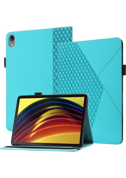 Lenovo Tab P11 J606F Için Rhombus Kılıfı (Lake Blue) (Yurt Dışından)
