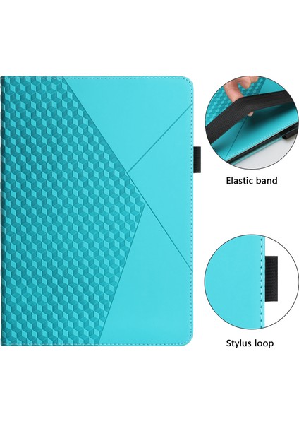 Lenovo Tab P11 J606F Için Rhombus Kılıfı (Lake Blue) (Yurt Dışından) modelleri