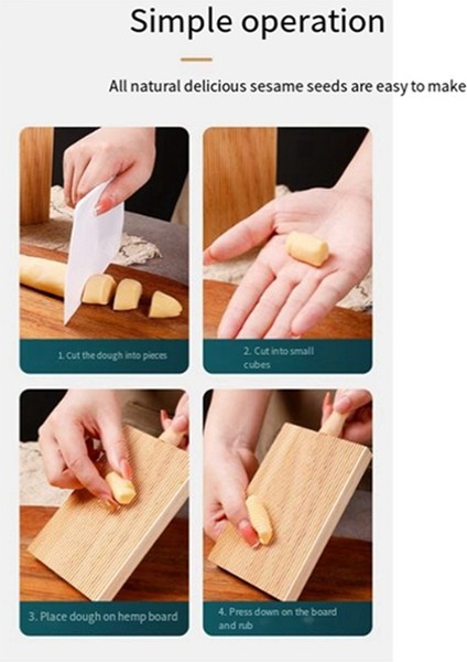 Gnocchi Panoları ve Ahşap Tereyağı Kürekler, Gnocchi Kürek Makarna Yapma Aletleri Rulo, Makarna Rulosu'nda Hamur Açmak Için (Yurt Dışından)