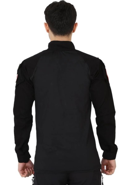 Erkek Siyah Combat Operasyon Taktik T Shirt fiyatları