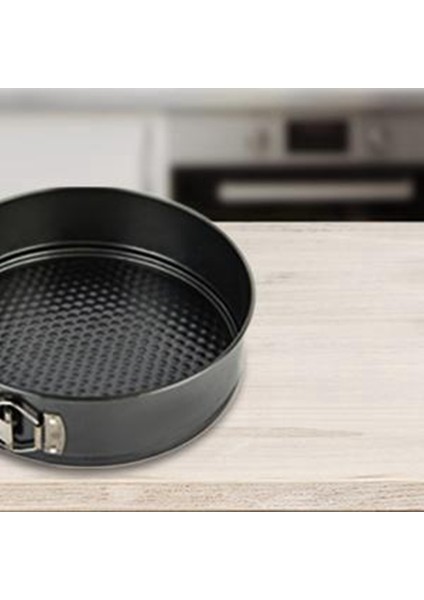 Metal Yuvarlak Pişirme Kabı Bakeware Yapışmaz Kalıp Pişirme Tavaları Mutfak Kek Aracı Kek, 22 cm (Yurt Dışından) modelleri