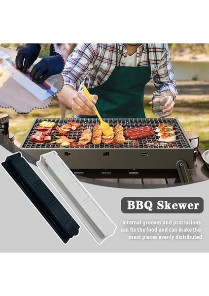 Barbekü Şiş Kalıbı Tek Sıralı Kebap Makinesi Barbekü Et Şiş Makinesi Plastik Barbekü Şiş Makinesi Kebap Hazırlama (Yurt Dışından)