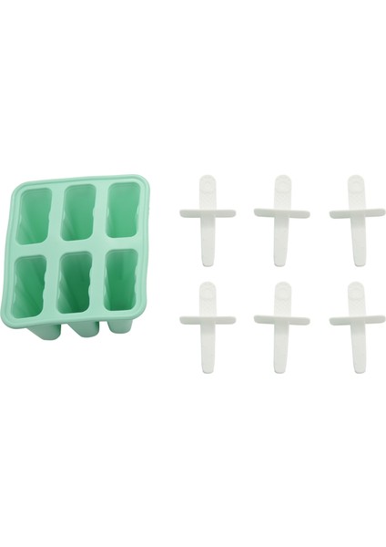 Popsicle 6 Parça Silikon Buzsuz Popsicle Kalıp Yeniden Kullanılabilir Kolay Bırakılan Buz Makinesi (Yurt Dışından) fiyatları