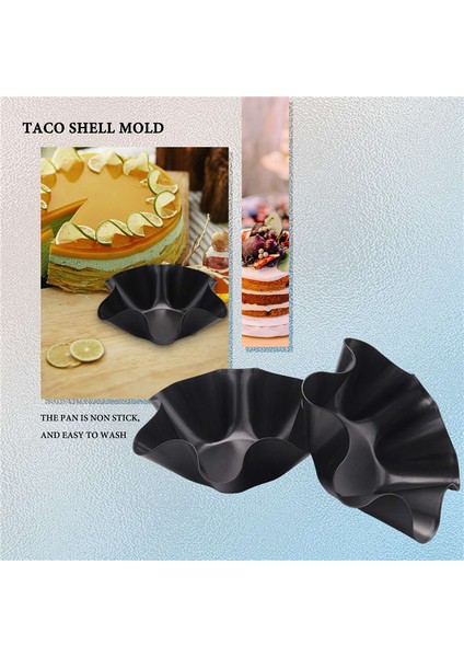 Yapışmaz Yivli Tortilla Kabuğu Tavalar Taco Salata Kasesi Yapımcıları, Yapışmaz Karbon Çelik, 4'lü Tostada Fırıncı Seti (Yurt Dışından) indirimleri
