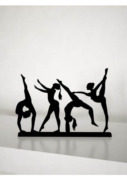 Dance Metal Masa Süsü - Biblo - Siyah