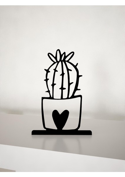 Kaktüs Model-4 Metal Masa Süsü - Biblo - Siyah fiyatları