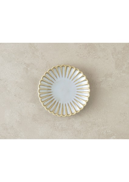 Fiore New Bone China Tatlı Tabağı Gri