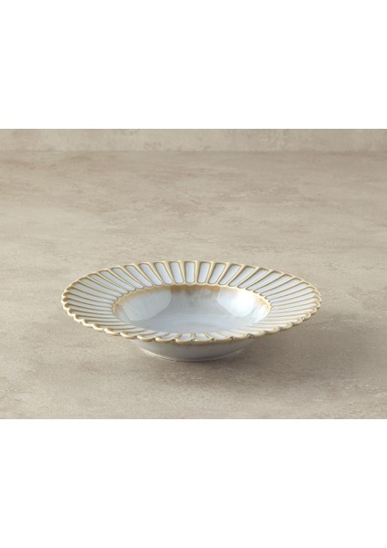 Fiore New Bone China Çukur Tabak Gri fiyatları