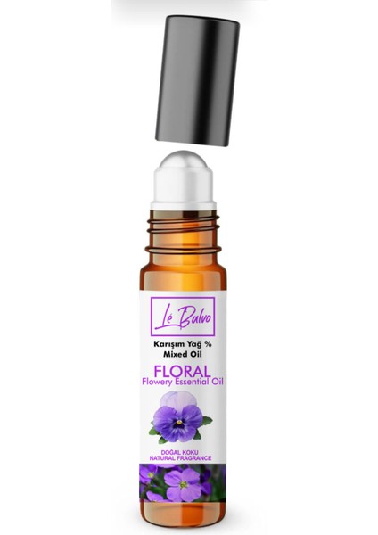 Floral Doğal Karışım Etkili Koku Roll-On 10ml