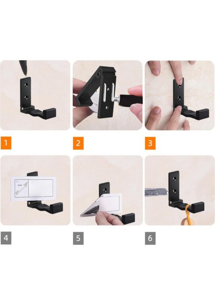 Katlanır Ceket Kancası Asılı Çanta Açık Hava Şapkası Su Geçirmez Duvar Kancaları Yapışkanlı Siyah (Yurt Dışından) fırsatları