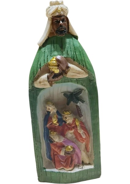 Aile Figürü Noel Sahnesi Aile Heykelcik Reçine Isa'nın Doğuşu (Yurt Dışından) fırsatları