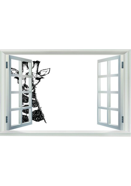 Çıkarılabilir 3D Çıı Ev Dekorasyonu Için Ev , J (Yurt Dışından)