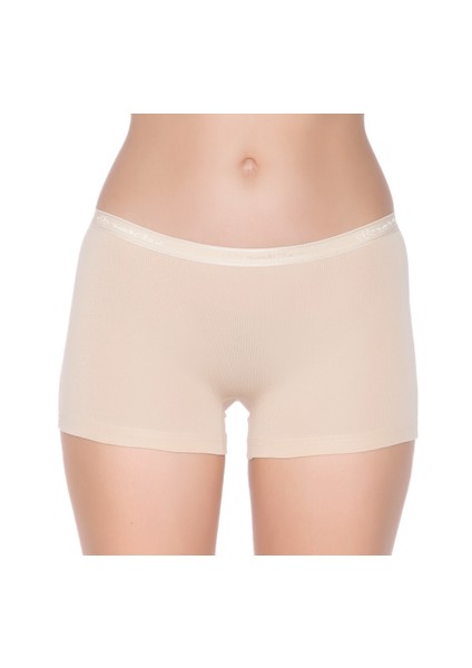 Yıldız 3'lü Bayan Modal Likralı Boxer Q3620