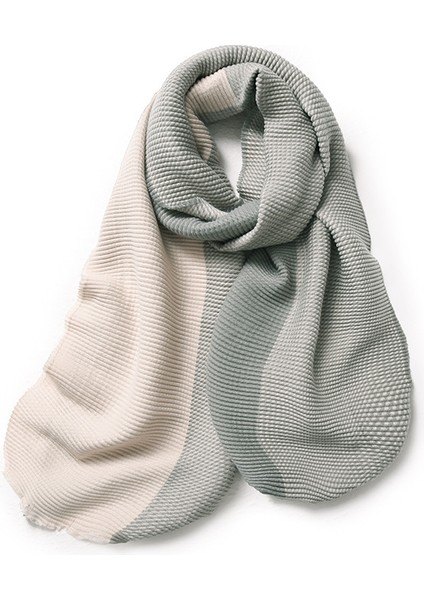 Çok Renkli Mevcut Çift Taraflı Monokrom Eşarp Sahte Kaşmir Eşarp Kadın Zarif Şal (Yurt Dışından)