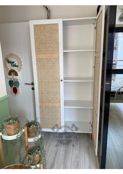 Bambu Hazeranlı Beyaz Çok Amaçlı Dolap fiyatları