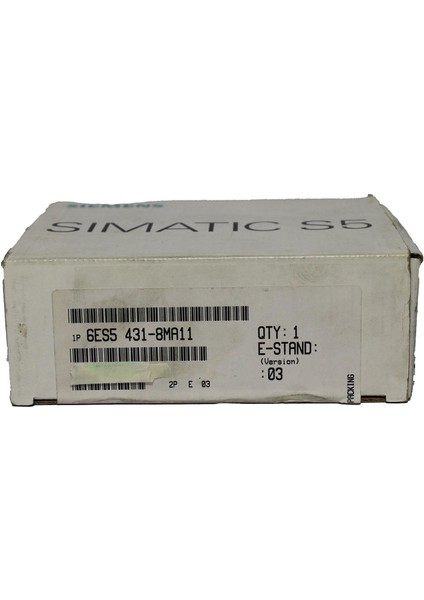 6ES5431-8MA11 431-8 Dıg. Input 8dı, DC24V, Float.