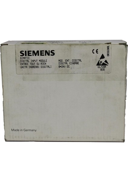 6ES5431-8MA11 431-8 Dıg. Input 8dı, DC24V, Float.