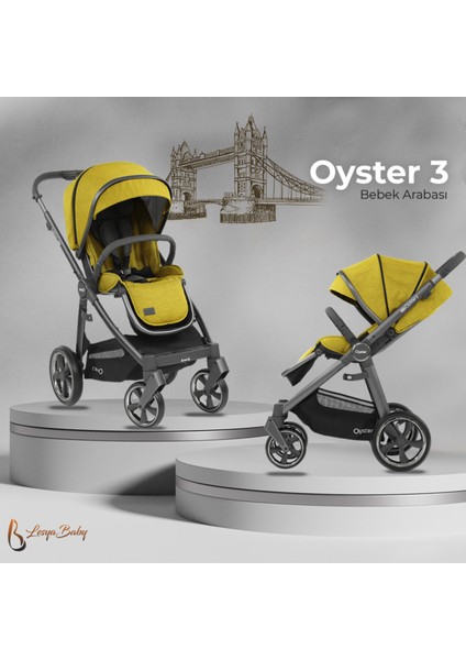 Oyster3 Bebek Arabası Mustard