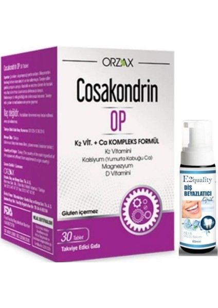 Ocean Orzax Cosakondrin-Op 30tablet - Diş Beyazlatıcı Köpük