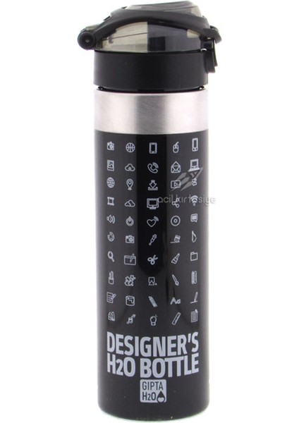Designers H20 Bottel 630 Ml Tritan Matara