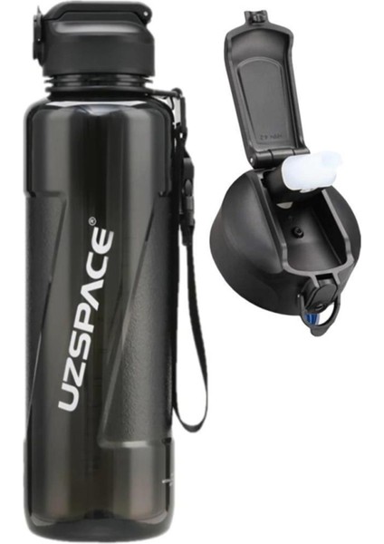 Uzspace 6057 Tritan Matara Siyah 1000 Ml.