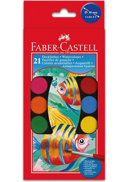 Faber Castell Suluboya Büyük Boy 21 Renk