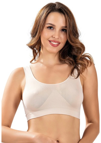 Kalın Askılı Ten Büstiyer Korse 4507