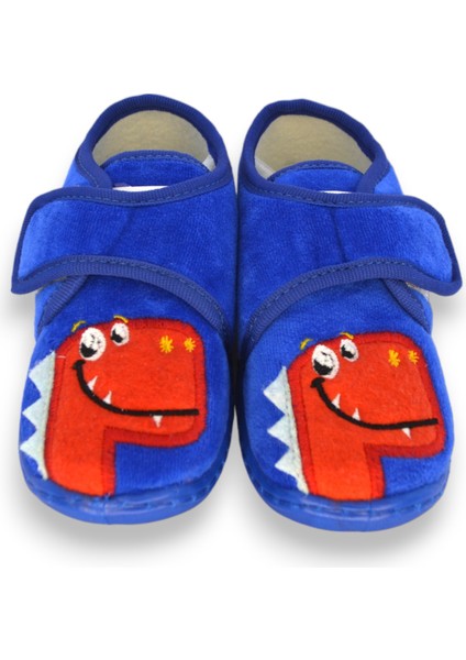 Kırmızı Dinozor Nakışlı Saks Erkek Çocuk Cırt Cırtlı PANDUF-F-743 fiyatları