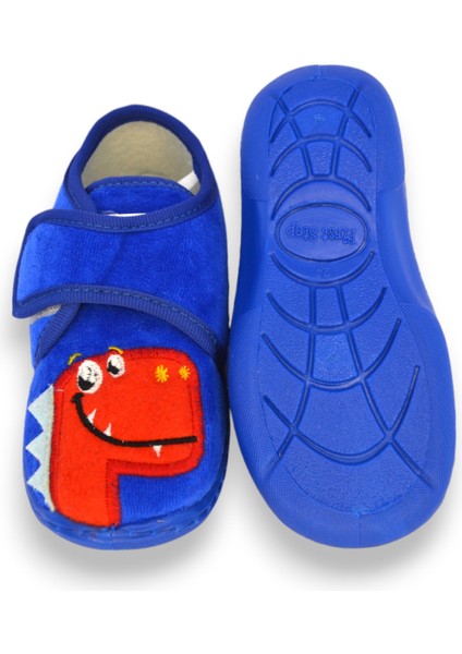 Kırmızı Dinozor Nakışlı Saks Erkek Çocuk Cırt Cırtlı PANDUF-F-743 modelleri