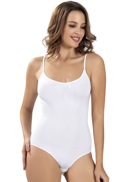 Beyaz ip Askılı Tam Boy Korse 4523 fiyatları