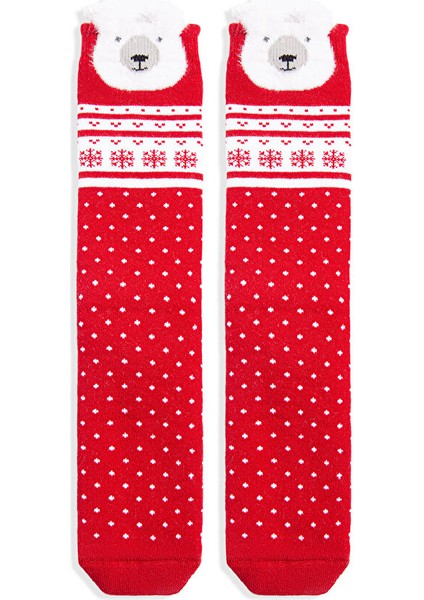 Yılbaşı Temalı Kırmızı Çorap fiyatları