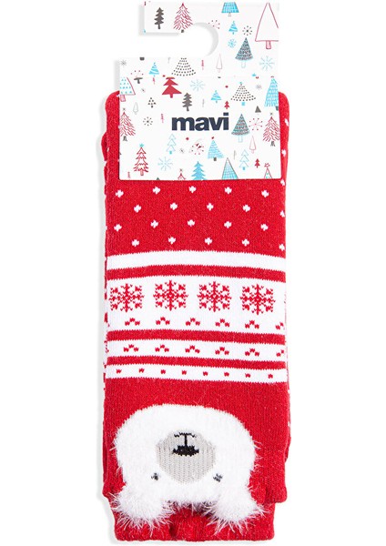 Yılbaşı Temalı Kırmızı Çorap modelleri