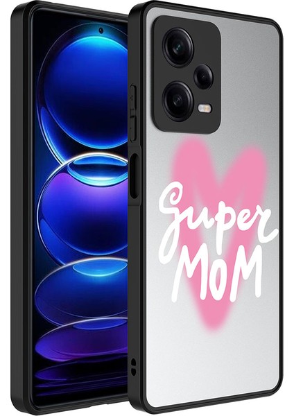 Xiaomi Redmi Note 12 Pro 5g Kılıf Aynalı Desenli Kamera Korumalı Parlak Mirror Kılıf