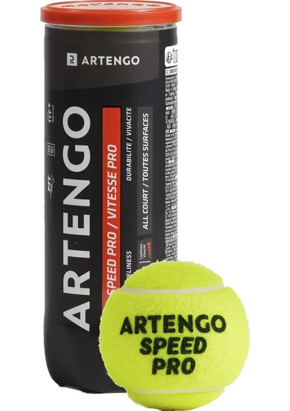 Artengo TB930 Speed Pro 3’lü Tenis Topu