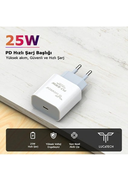 25W Type-C Güç Adaptörü