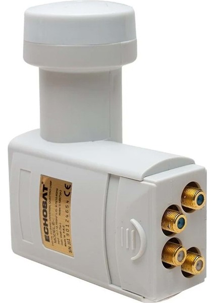 E-40 Altın Uçlu Dörtlü Quad Lnb 140052 Uyumlu