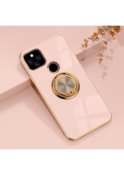 Google Pixel 5A Zil Standlı Elektrolizle Telefon Kılıfı (Yurt Dışından)