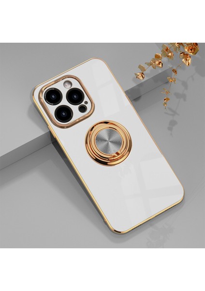 Iphone 12 Zil Standlı Elektrolizle Telefon Kılıfı (Yurt Dışından)