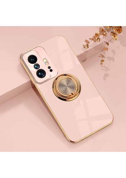 Xiaomi Mi 11T Pro Halkalı Elektrolizle Telefon Kılıfı (Yurt Dışından)
