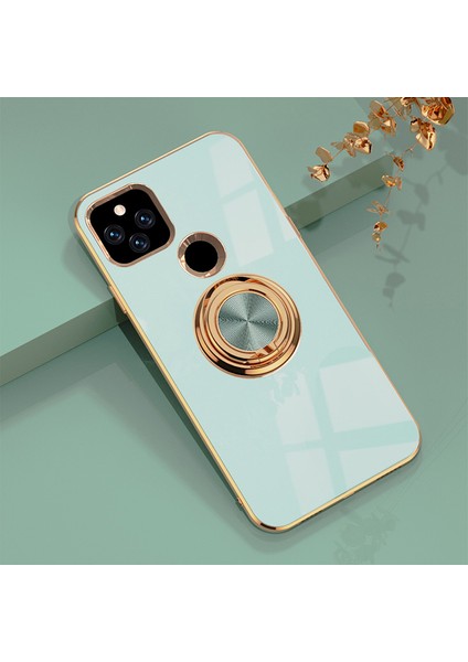 Google Pixel 5A Zil Standlı Elektrolizle Telefon Kılıfı (Yurt Dışından)