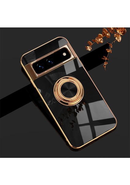 Google Pixel 7 Zil Standlı Elektrolizle Telefon Kılıfı (Yurt Dışından)
