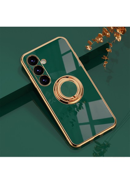 Samsung Galaxy A13 4g Zil Standlı Elektrolizle Telefon Kılıfı (Yurt Dışından)