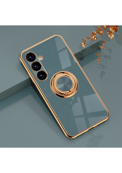 Samsung Galaxy A33 5g Zil Standlı Elektrolizle Telefon Kılıfı (Yurt Dışından)