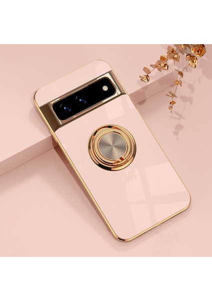 Google Pixel 7 Pro Elektrolizle Telefon Kılıfı ve Zil Standı (Yurt Dışından)