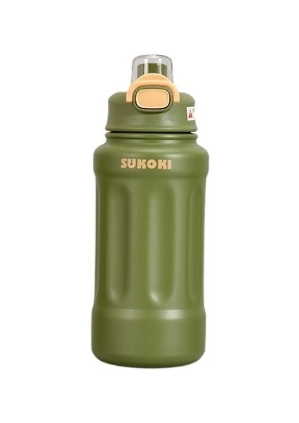 800ML.PASLANMAZ Çelik Termos Bardak Portatif Kettle-Siyah (Yurt Dışından)