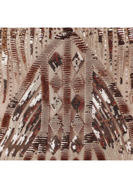 Woody Cord Tasarım Kadın Abiye Çanta - Bronz Payet indirimleri