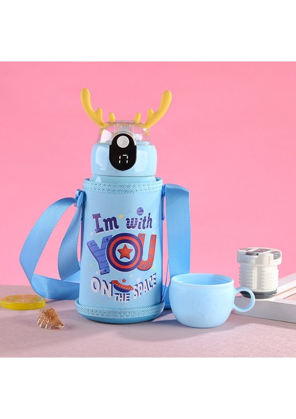 500ML Boynuz 316 Paslanmaz Çelik Su Bardağı LED Sıcaklık Göstergesi (Yurt Dışından) fiyatları