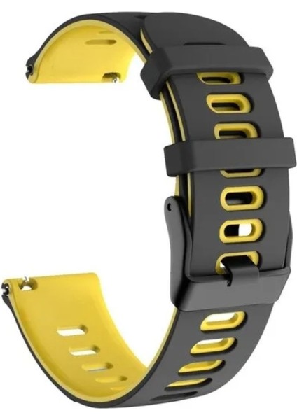 Xiaomi Mi Watch (Yuvarlak Kasa) Uyumlu Delikli Spor Kordon