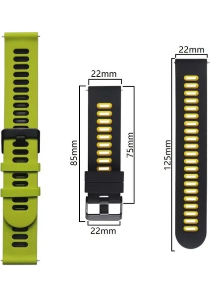 Honor Magic Watch 2 46MM Uyumlu Delikli Spor Kordon modelleri